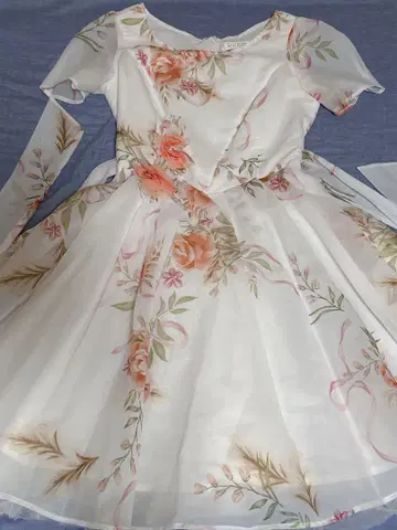 시크릿허니 미녀와 야수 실사판 웨딩 원피스 부케 드레스