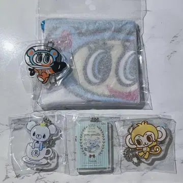 클리어 플랫 파우치 나루미야 해피 파크 엔젤 블루 나카무라 군