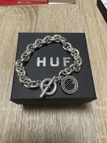 HUF 체인 팔찌 실버 골드