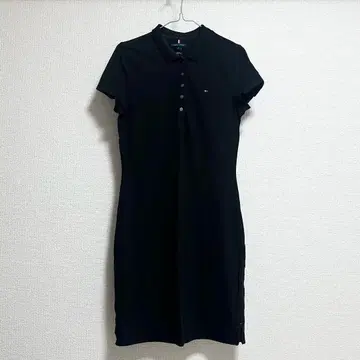 타미힐피거 블랙 반팔 원피스 M 피케 셔츠