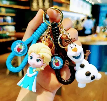 엘사 올라프 아크릴 키링 2개 세트