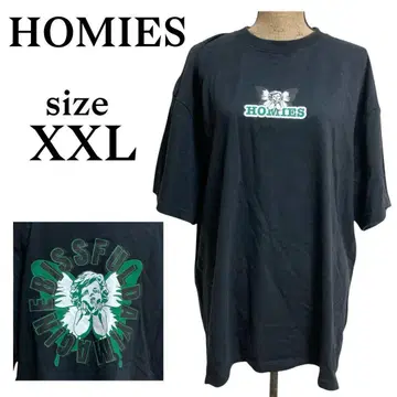 A188 homies [ 3L ] 티셔츠 빅 프린트 빅 사이즈 면