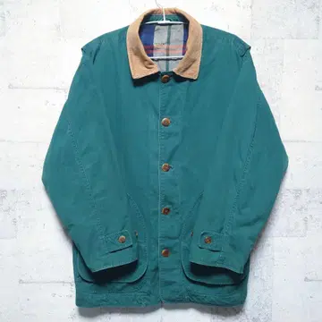 90s LAND'S END 랜드스엔드 헌팅 자켓 덕 그린