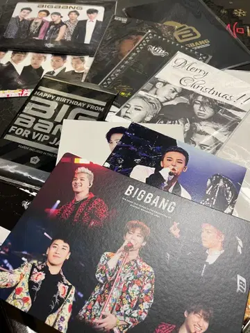 BIGBANG 엽서 세트 사인 포함