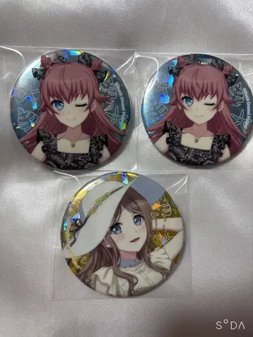 뱅드림 GiGO gigo 캔뱃지 홀로그램 나가사키 소요 츄츄