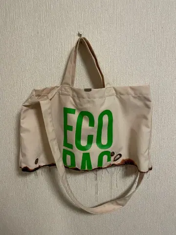 'doublet' BURNING EMBROIDERY ECO BAG