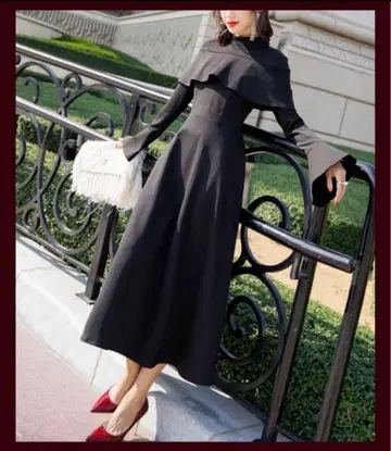 기묘한 양장 잡화점 마기카 바자르 마녀 원피스 하이넥 케이프 드레스 마법