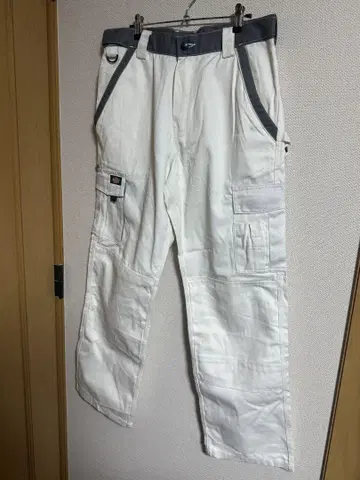 Dickies 화이트 카고 팬츠 L 사이즈 정도