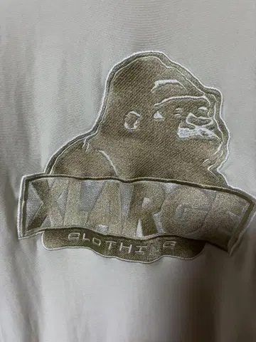 x-large champion 콜라보 리버스 위브 맨투맨 데미지