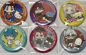 카리스마 산리오 콜라보 캔뱃지 6종