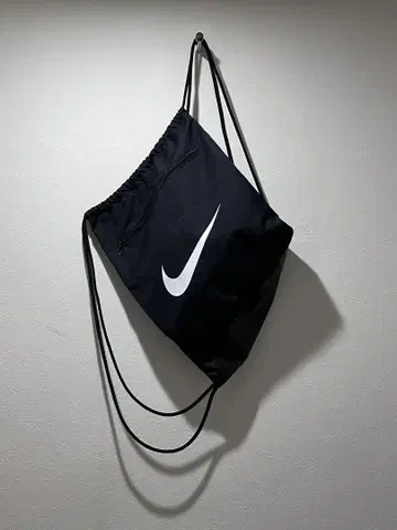 나이키 드로우 스트링 백 블랙