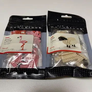nanoblock 나노블록 큰플라밍고와 양