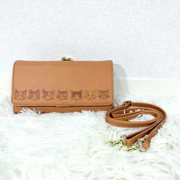 펠리시모 고양이부의 지갑 숄더 가마구치 지갑