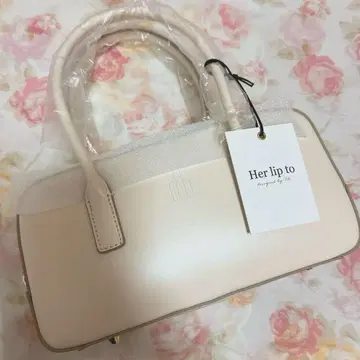 Trois Logo Mini Boston Bag