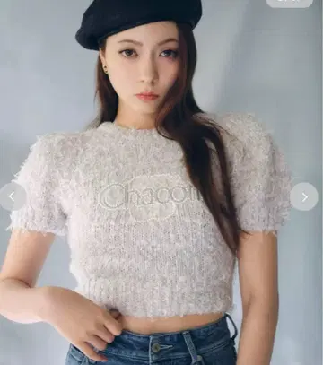 SNIDEL [ Chacott ] 자카드 하프 풀오버