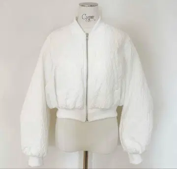 Cygne 자카드 블루종 Fanny 화이트