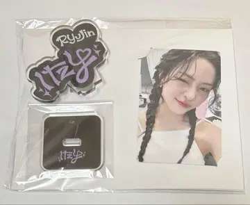 ITZY POPUP 팝업 아크릴 클립 스탠드 트레이딩 카드 류진