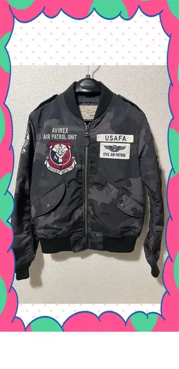 AVIREX MA-1 플라이트 자켓 M 사이즈 USAFA PATCHED