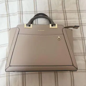 &chouette 클리어 포켓 부착 스퀘어 봉제 인형 백 그레이지