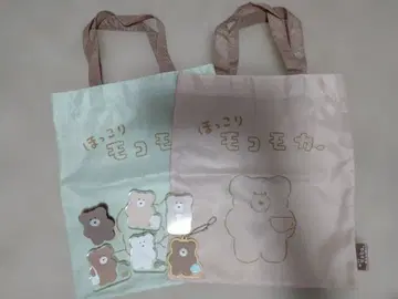 모카모카 토트백과 아크릴 스탠드와 클립과 키링 세트