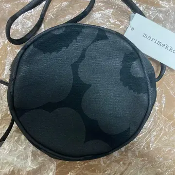 marimekko 블랙 숄더백 원형