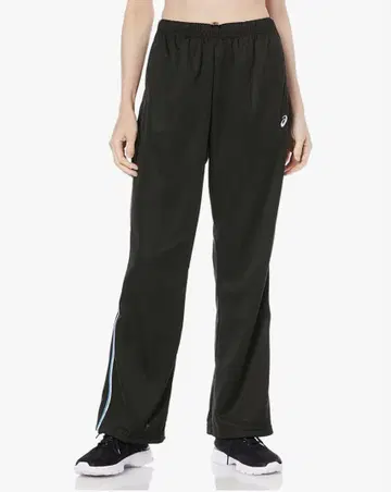 ASICS 블랙 저지 팬츠 사이드 스트라이프 2032C704