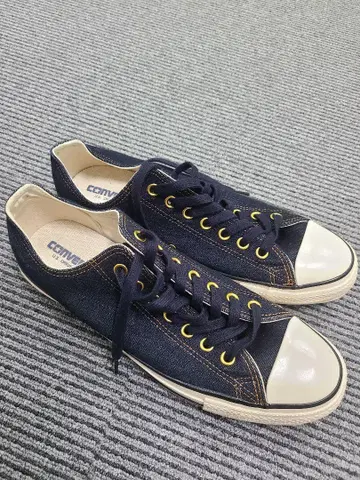 CONVERSE 올스타 로우컷 데님 다크 네이비