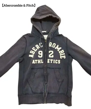 Abercrombie & Fitch 다크 블루 후드티 M
