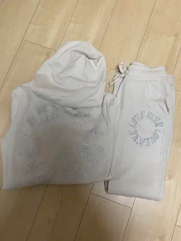 PINK VICTORIA'S SECRET 후디 셋업 XS 미사용