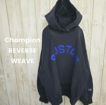 Champion 리버스 위브 빈티지 가공 후드티