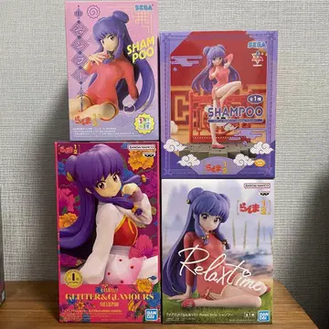 란마 1/2 샴푸 피규어 4개 세트
