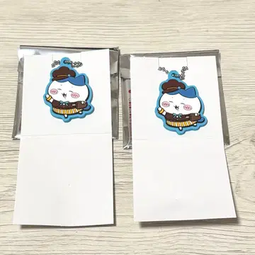 코코스 치이카와 (먼작귀) 콜라보 러버 키링 하치와레