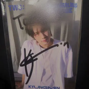 TWS 경민 sparkling blue 사인