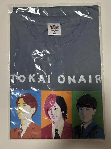 도카이 온에어 10주년 기념 T셔츠 L 사이즈 그레이
