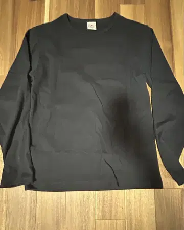 AVIREX 블랙 긴팔 티셔츠