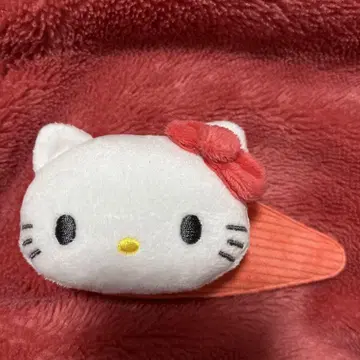 헬로키티 리본 포함 헤어 클립