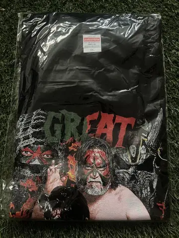 그레이트 무타 카부키 T셔츠 블랙 XXL