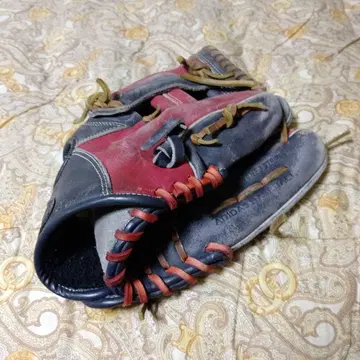 adidas 야구 그로브 빨간색/파랑 사용감 있음