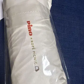 pino 우천 겸용 접이식 우산 화이트 x 도트 무늬