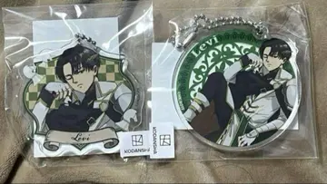 진격의 거인 마루쿠지 체스 리바이 아크링 키링 2종 세트 d