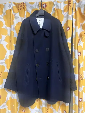 NAUTICA 노티카 네이비 롱 코트 남성용