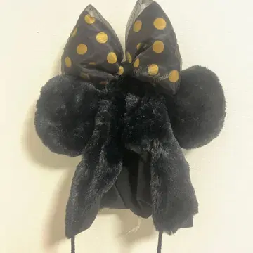 미니 팬캡 블랙 도트