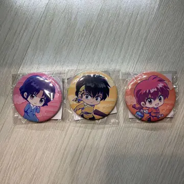 란마 1/2 캔뱃지 3개 세트