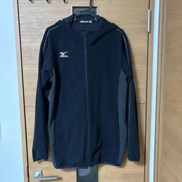 미즈노 후드 부착 블랙 저지 2XO JASPO
