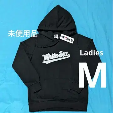 남녀 공용 [ 미사용품 Ladies M ] 화이트 양말 후드티 후디