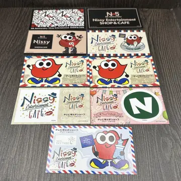 Nissy Cafe 니시지마 타카히로 AAA 5주년 기념 스티커 씰 9개