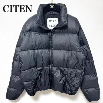 새상품급 CITEN 퍼피 숏 다운 자켓 블랙 L