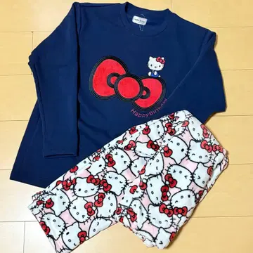 키티 룸웨어 시마무라 산리오 포근포근 플리스 헬로키티 올 패턴