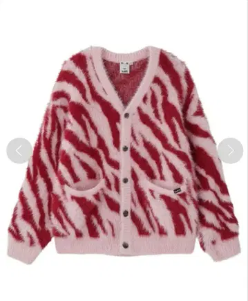 X-girl ZEBRA KNIT CARDIGAN