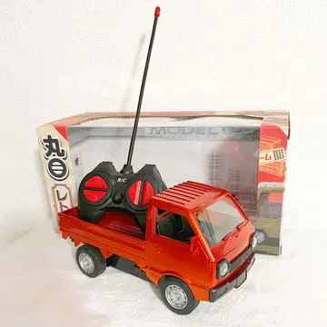 둥근 눈 레트로 경트럭 무선 조종 RC카 오렌지 미사용